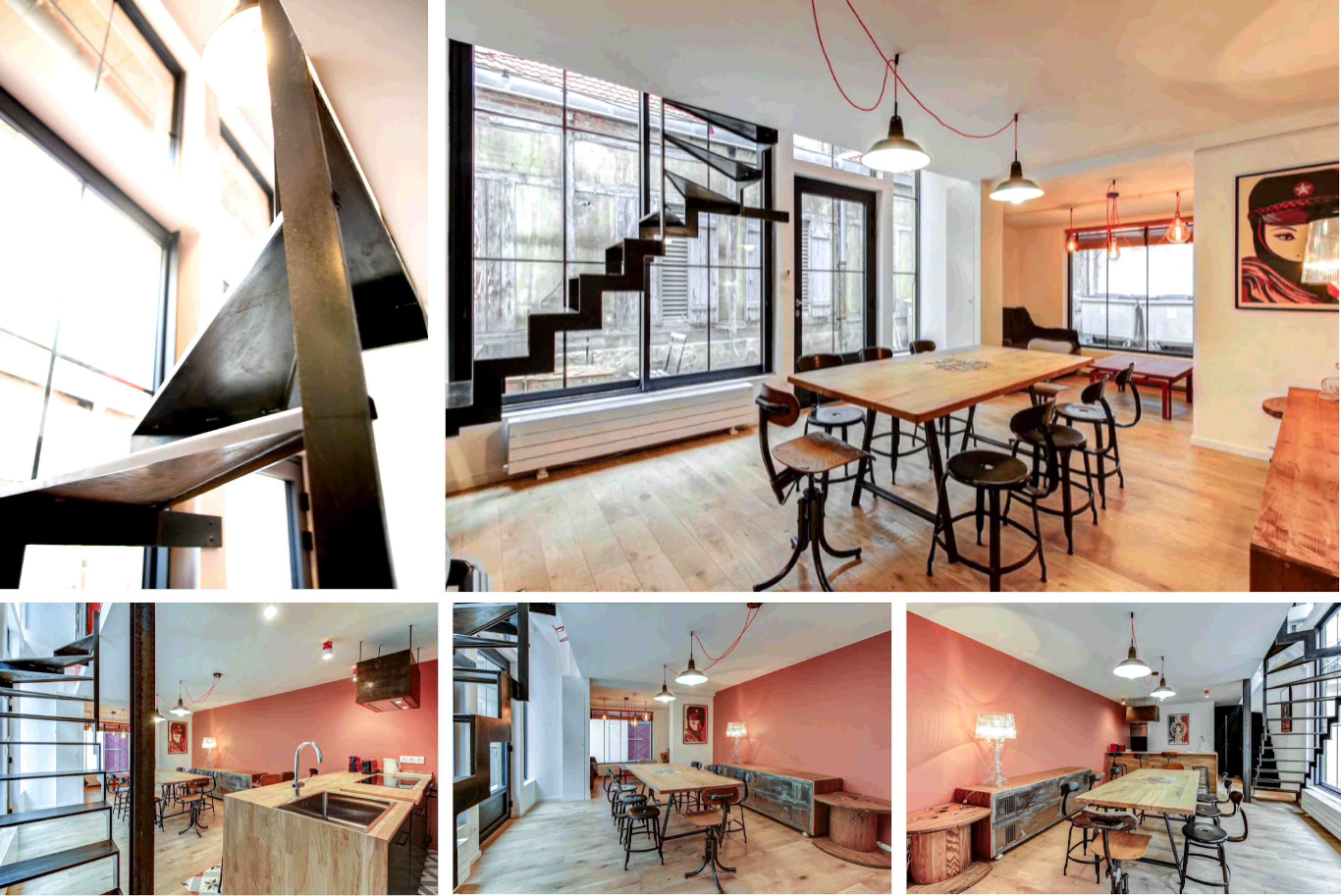 Julie Drevet Architecte d'intérieur Designer : 	CHAPEAU ROUGE - RÉNOVATION D'UN BÂTIMENT ANCIEN POUR LA CRÉATION D'UNE LOCATION DE TOURISME